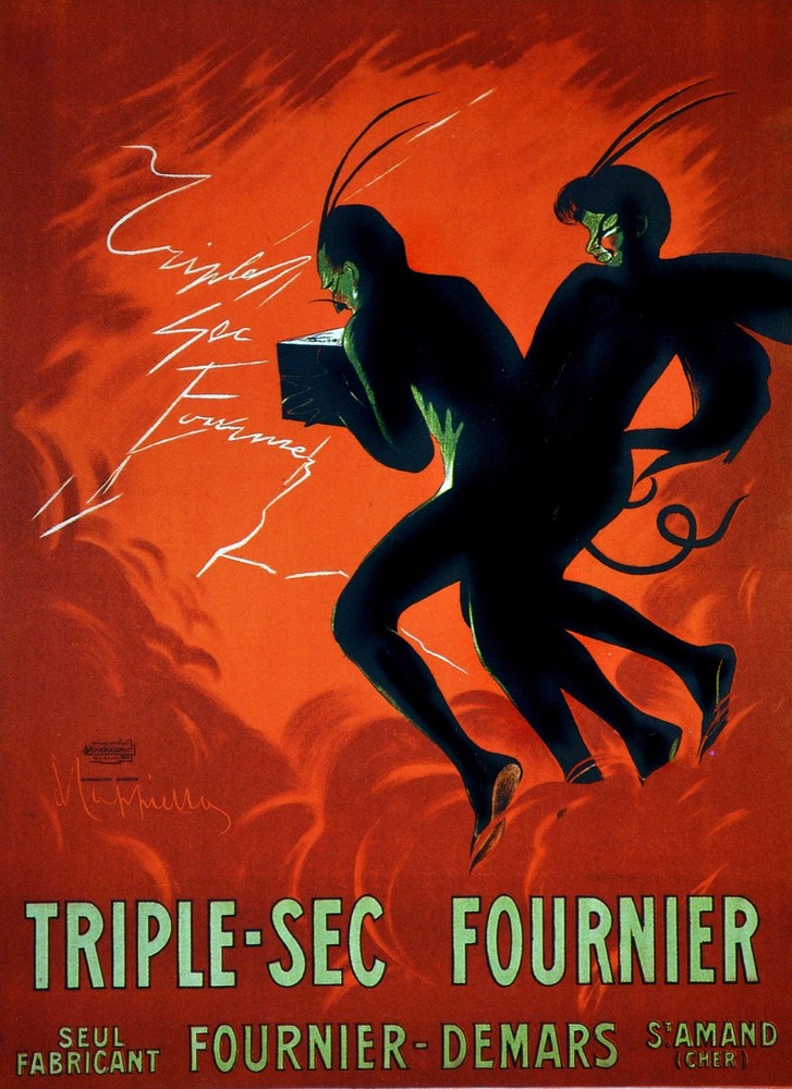 Triple-Sec Fournier Decorative Poster.Studio Home Graphic Art Design. 4106