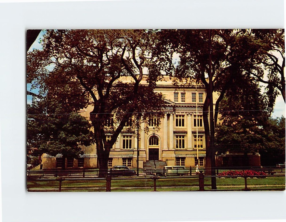 Postcard Classical High School Lynn Massachusetts USA