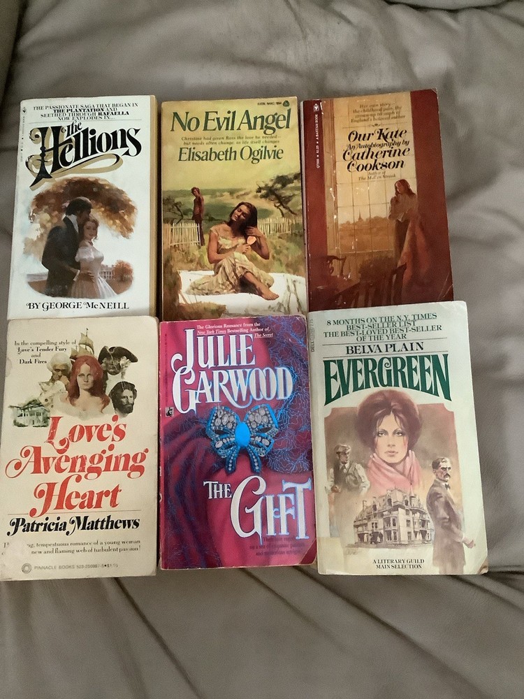Vintage Paper Back 6 Books various titles and authors