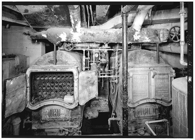 Hot Springs Arkansas Maurice Bathhouse 1900s Fire-Tube Boilers Bathhouse Row