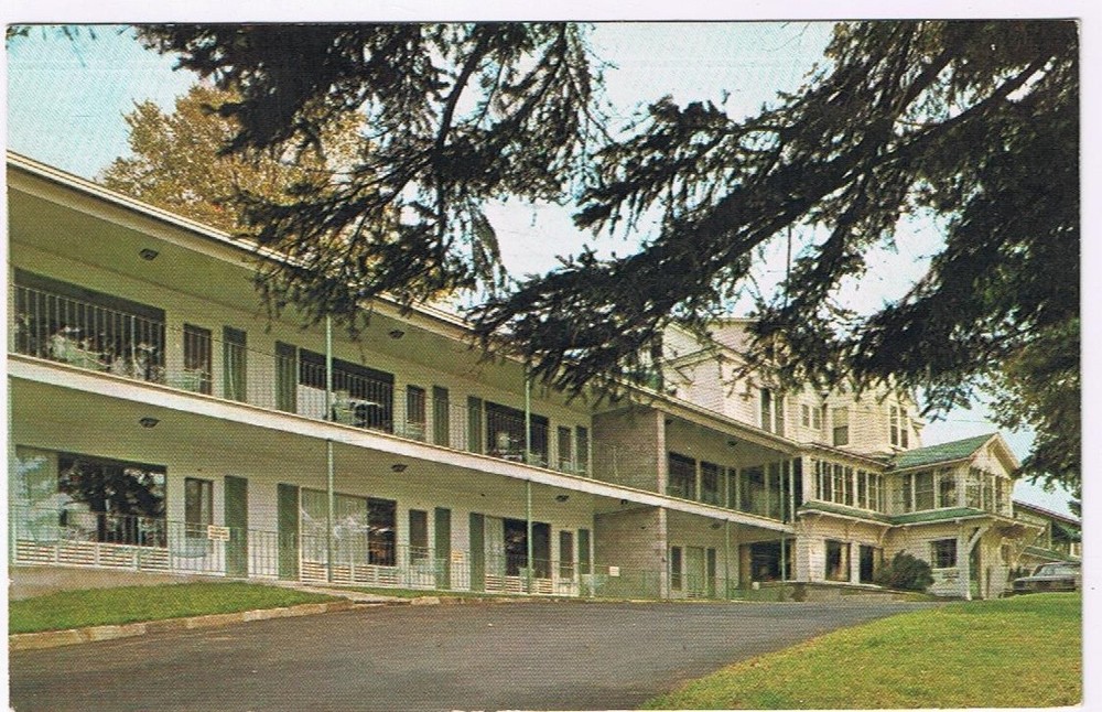Postcard Lake Placid New York Mirror Lake Inn Motor Hotel