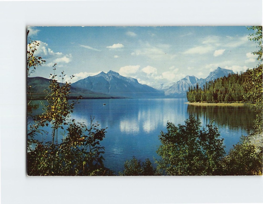 Postcard Lake McDonald Glacier Park Montana USA