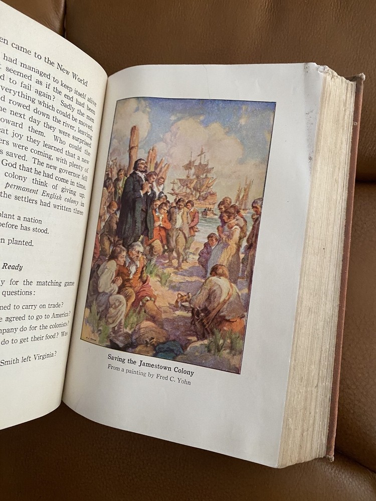 Vtg The Beginnings of the American People and Nation Kelty 1930 Book