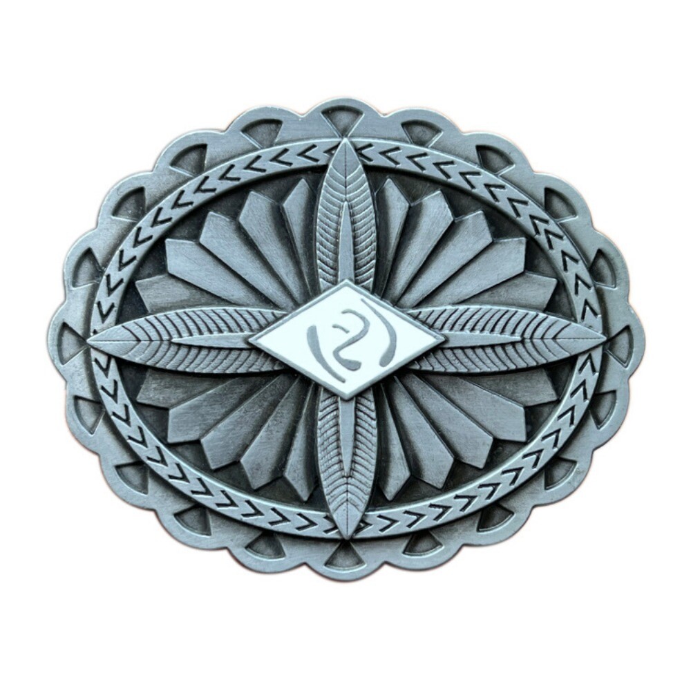 Western Belt Buckle for Men & Women Cowboy Rodeo Vintage Style Wear Indian Cross