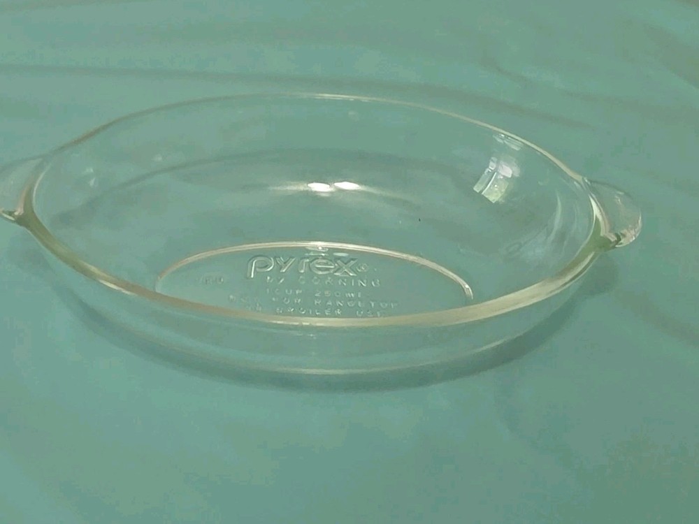 Vintage Pyrex 328 Oval Casserole Dish 1 Cup Clear Glass Corning USA