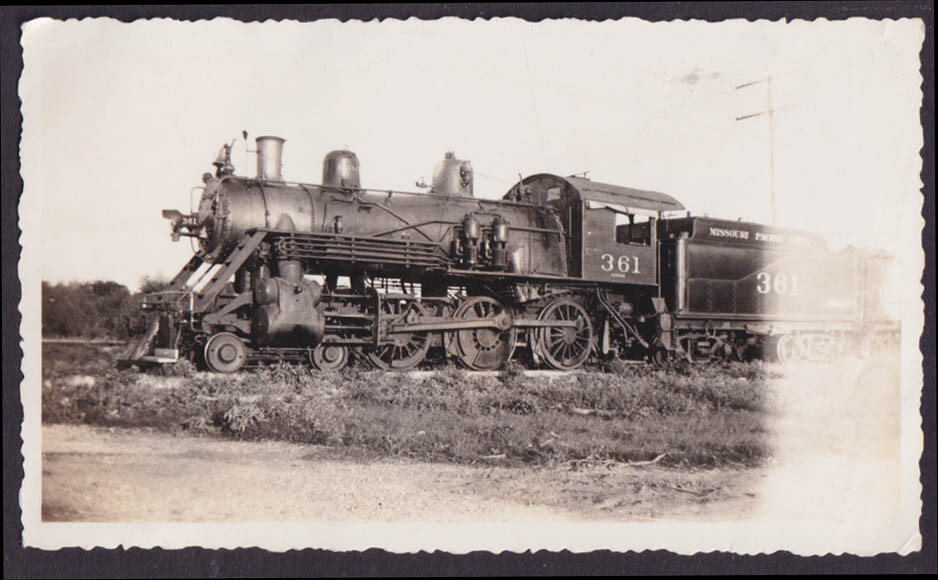 Missouri Pacific RR steam locomotive photo