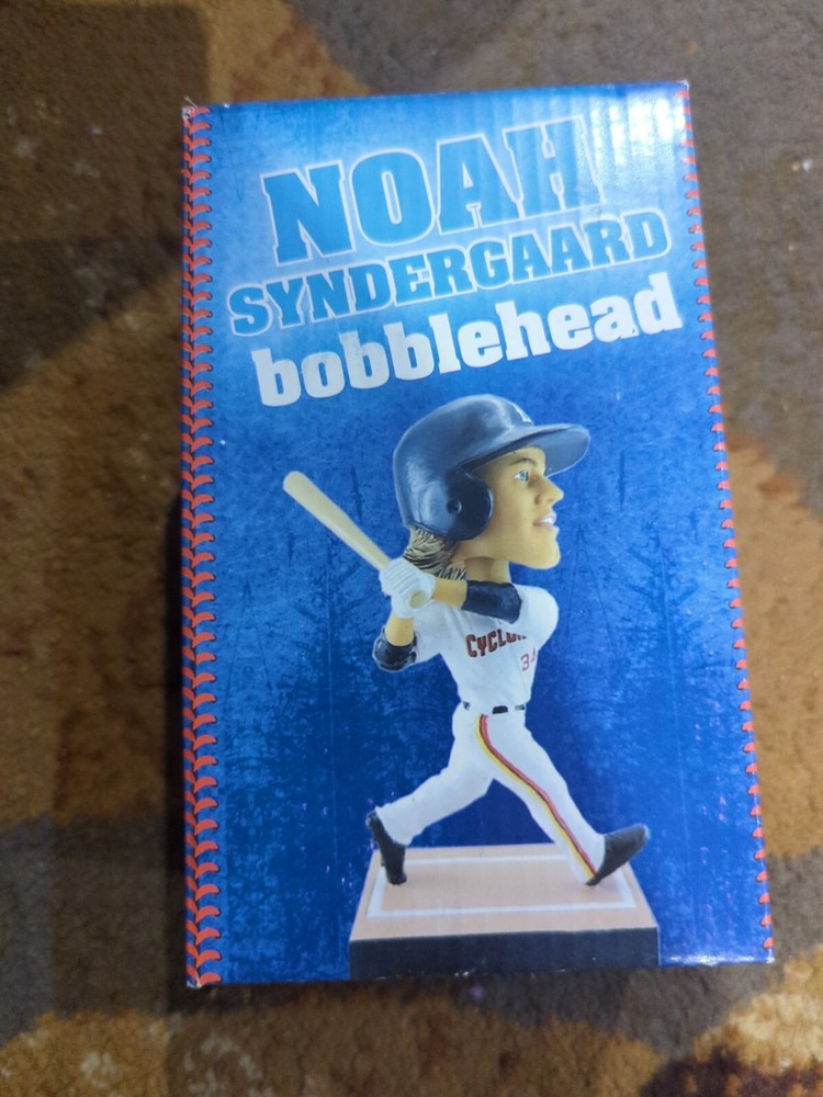 2019 Brooklyn Cyclones Noah Syndergaard Batter Bobblehead SGA METS ACE new w box-image