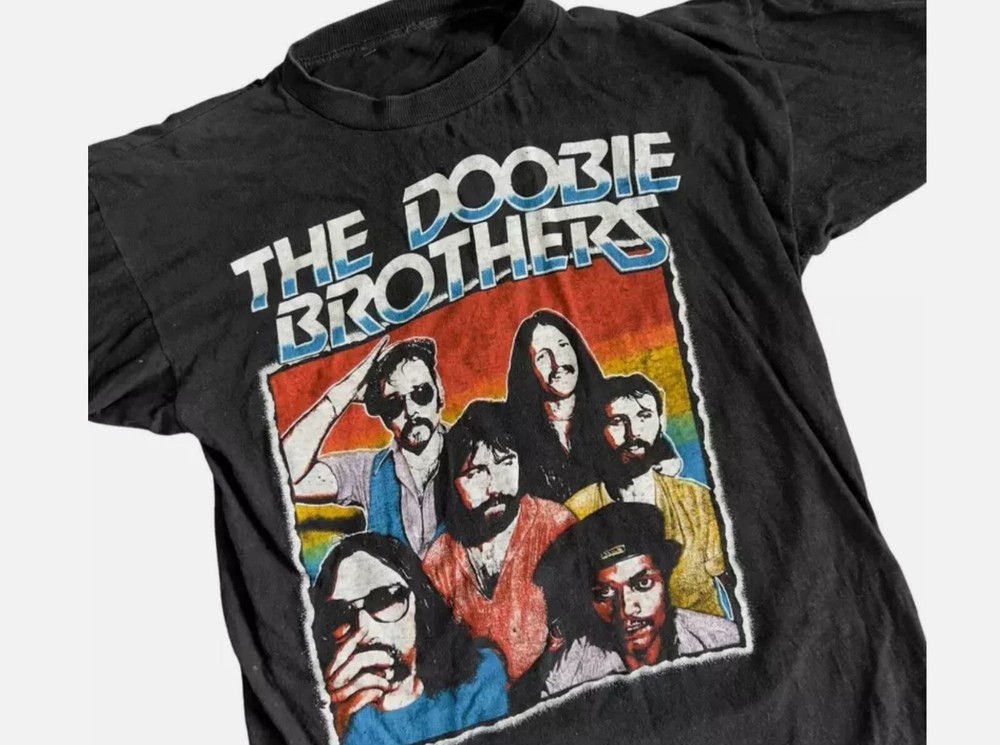 Vintage Doobie Brothers 1979 US Tour Bootleg Tee Sizes S-5XL