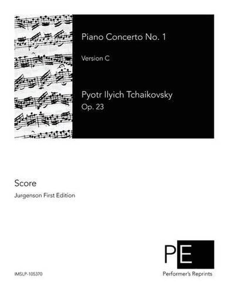 Piano Concerto No. 1 by Pyotr Ilyich Tchaikovsky (English) Paperback Book