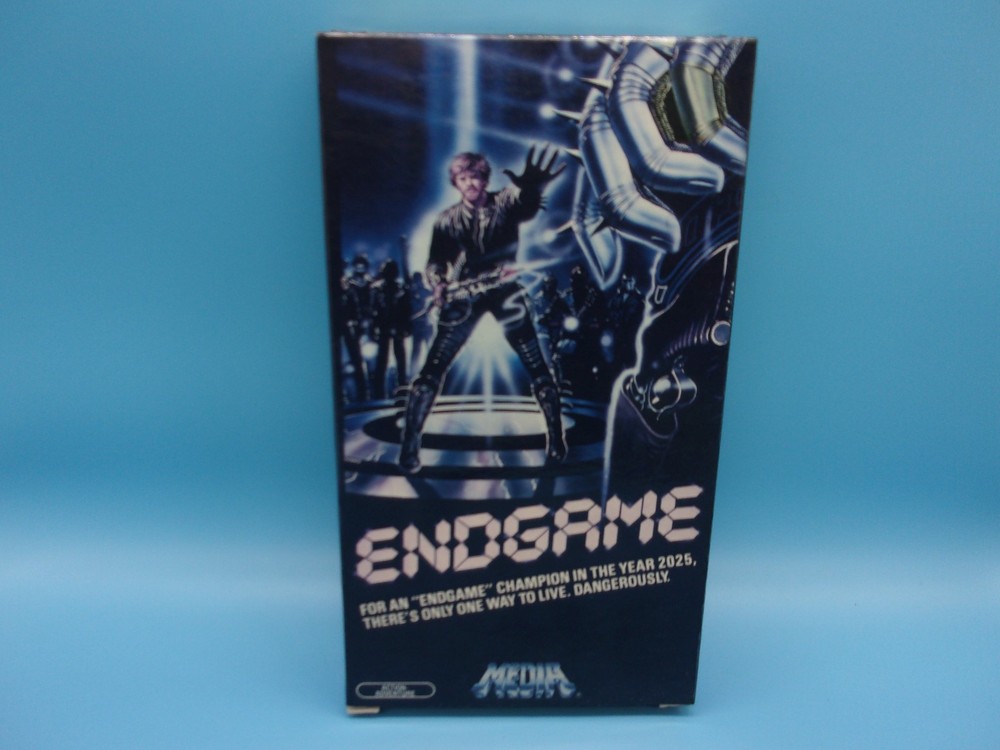 Endgame ( Vhs 1985) Original Htf Rare Media Release Futuristic Wwiii Collectible