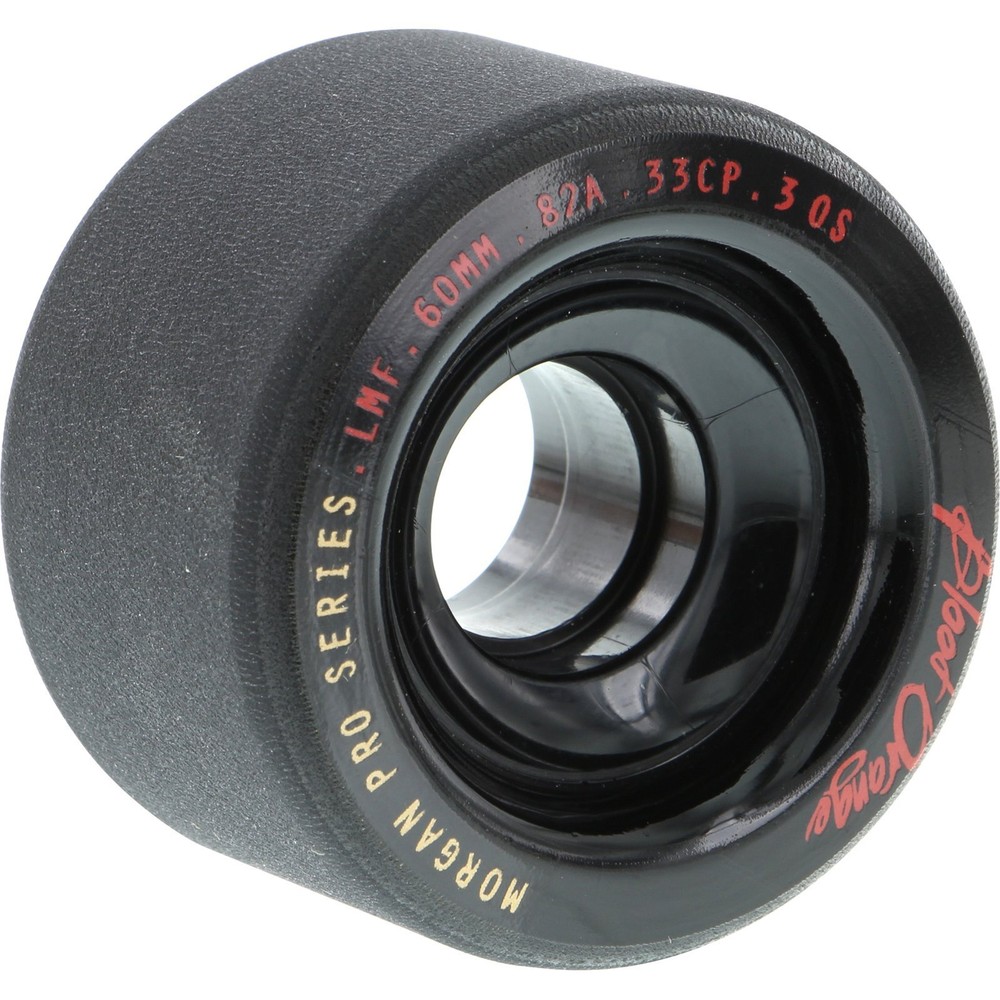 Blood Orange Morgan 60mm 82a Black Longboard Wheels (Set of 4)