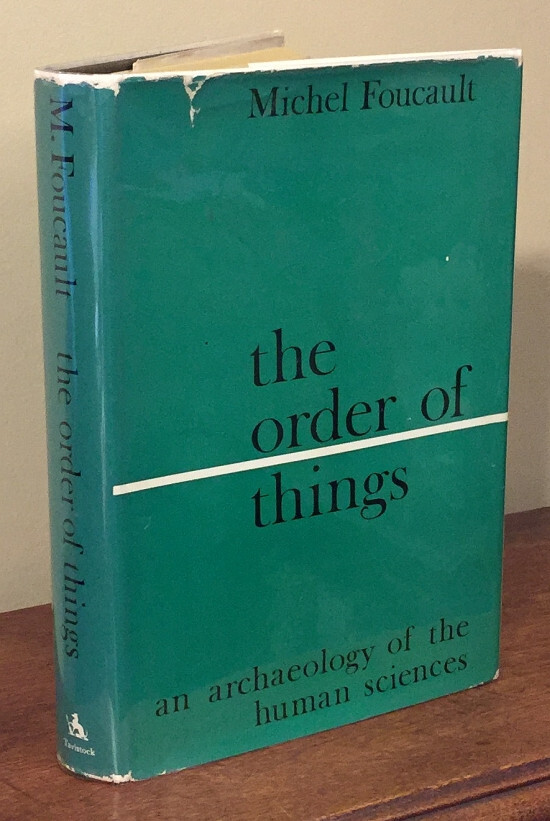 Foucault-- The Order of Things-- Hardcover; 1st UK printing