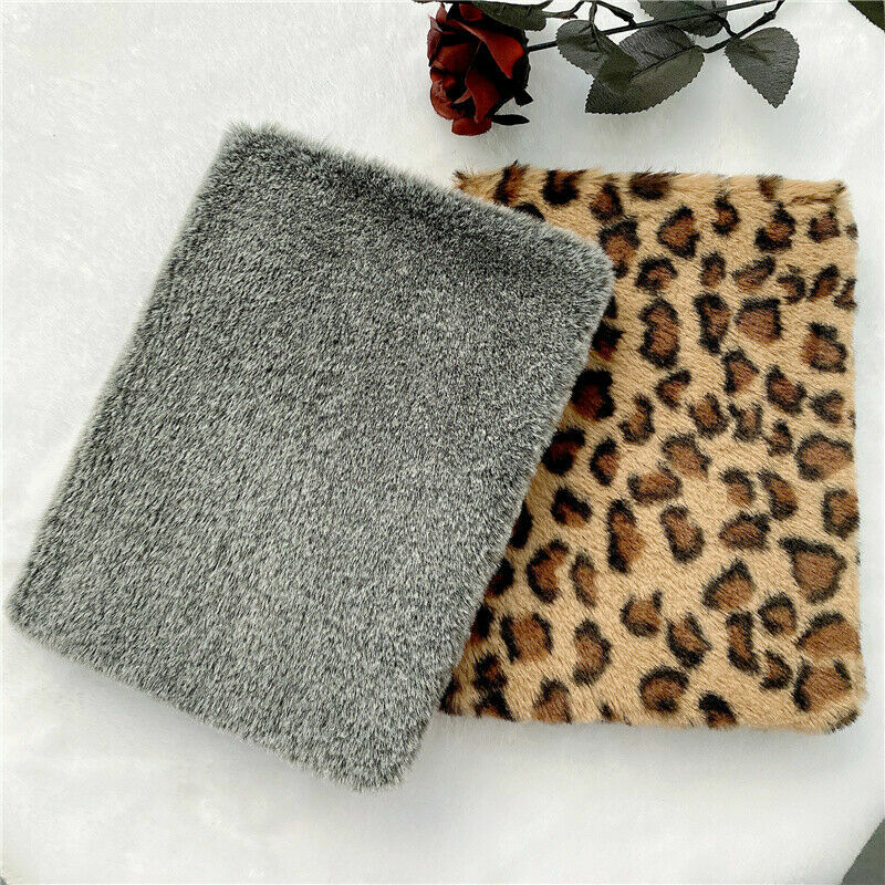 Plush Fluffy Leopard Stand Tablet Case For iPad 5 6 Pro Mini 3 4 5 Air 1 2 3