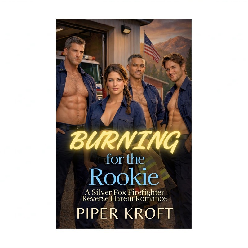 Burning for the Rookie: A Silver Fox Firefighter Reverse Harem Romance