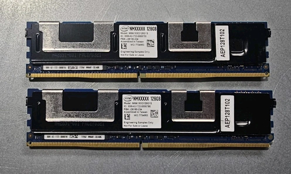 (PARTS/REPAIR) Intel Optane 128GB 2666 Persistent Memory NMA1XXD128G1S (Failed)