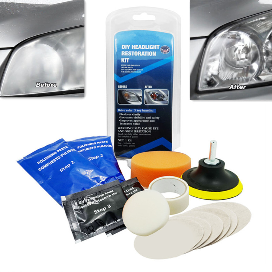 Headlight Maintenance Restoration Repair light lens Polishing Cleaner Car Tool