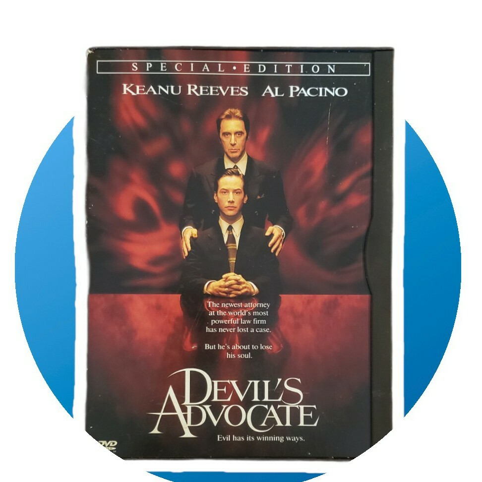 Tested Devil's Advocate DVD 1997 Keanu Reeves Horror Directed by Taylor Hackford