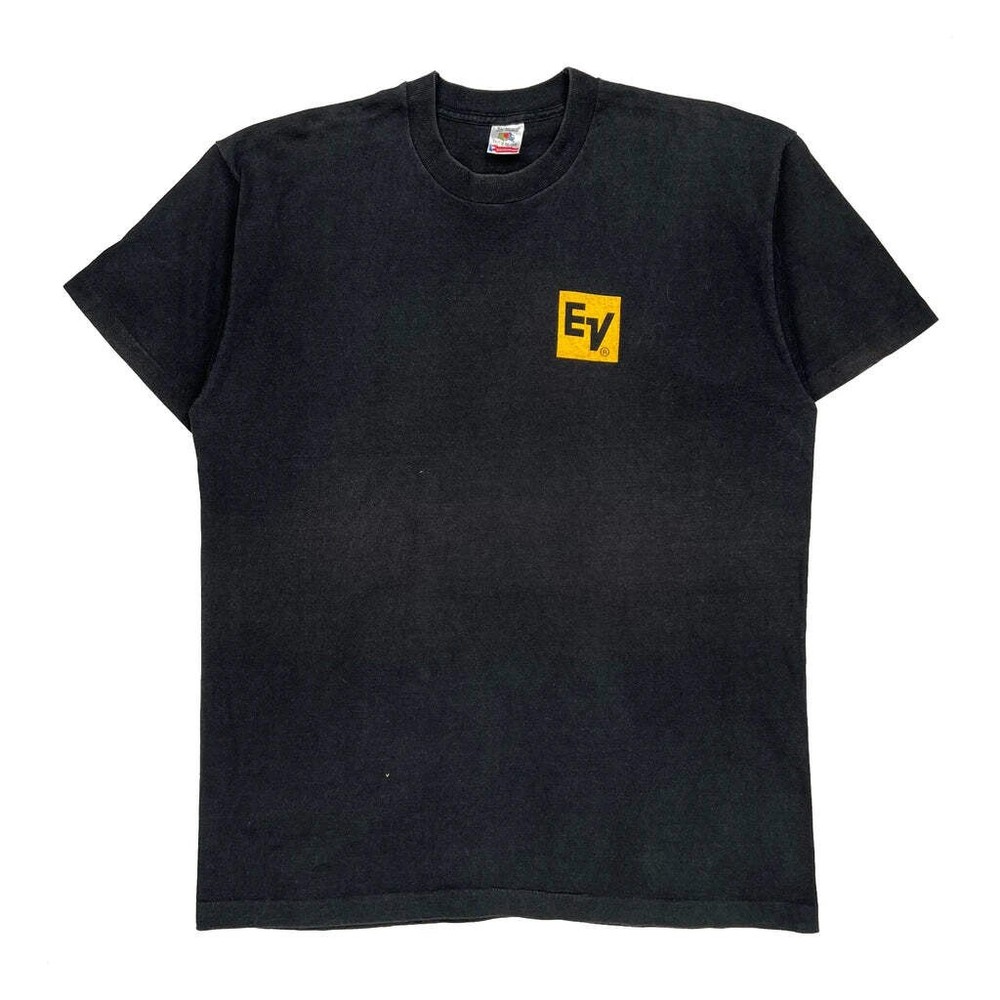 Single Stitch System 200 Fruit Of The Loom Graphic T-Shirt - XL Black Cotton