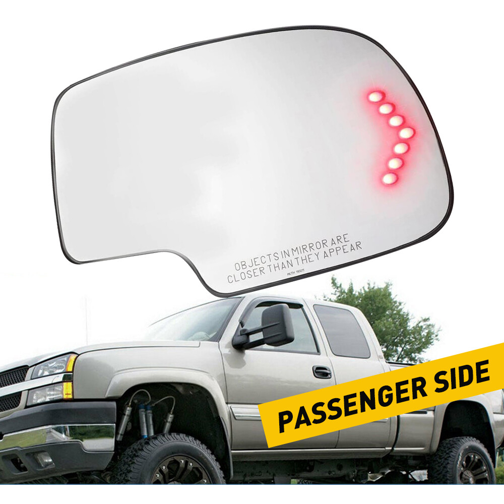 2003-2007 Chevy GMC Cadillac Heated Turn Signal Mirror Glass Right Side
