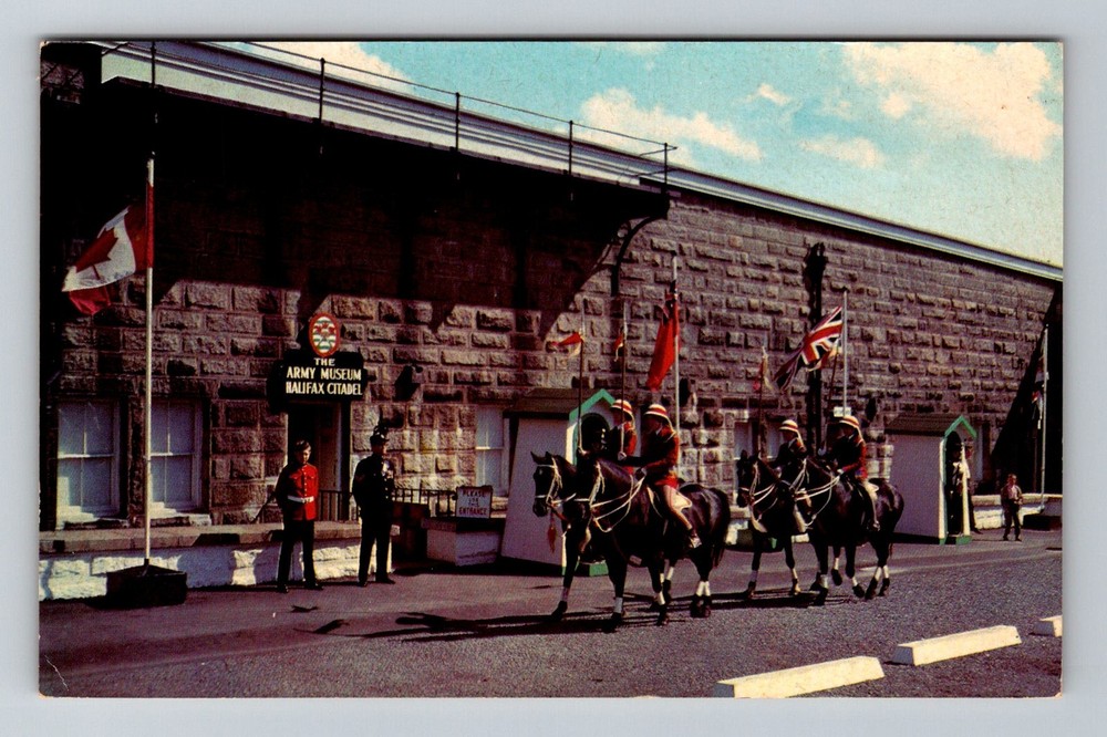 Canada- Halifax N.S. Citadel Army Museum Equestrians Souvenir Vintage Postcard