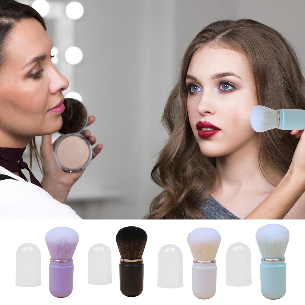 1PC Retractable Brushes Blush Contour Powder Makeup Brush Comestic Tool