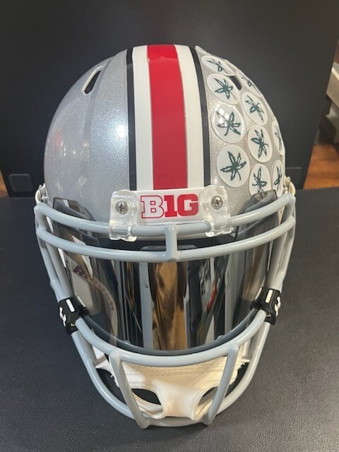Ohio State Buckeyes Authentic Riddell Helmet With Under Armour Facemask