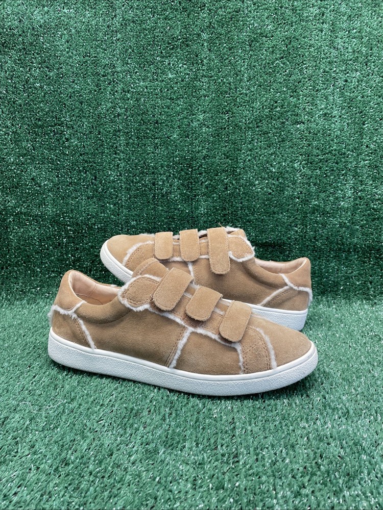 Ugg Alix Spill Seam Chestnut Suede Sneakers Size 10