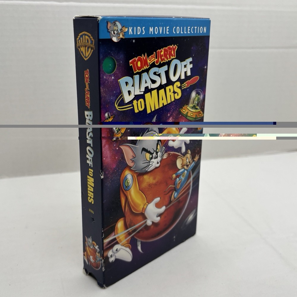 Tom & Jerry Blast Off To Mars VHS 2005 Video Tape Cartoon Kids Movie Collection