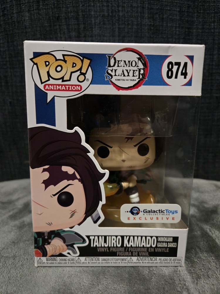 Funko Pop! Animation Demon Slayer Tanjiro Kamado GalacticToys Exclusive #874