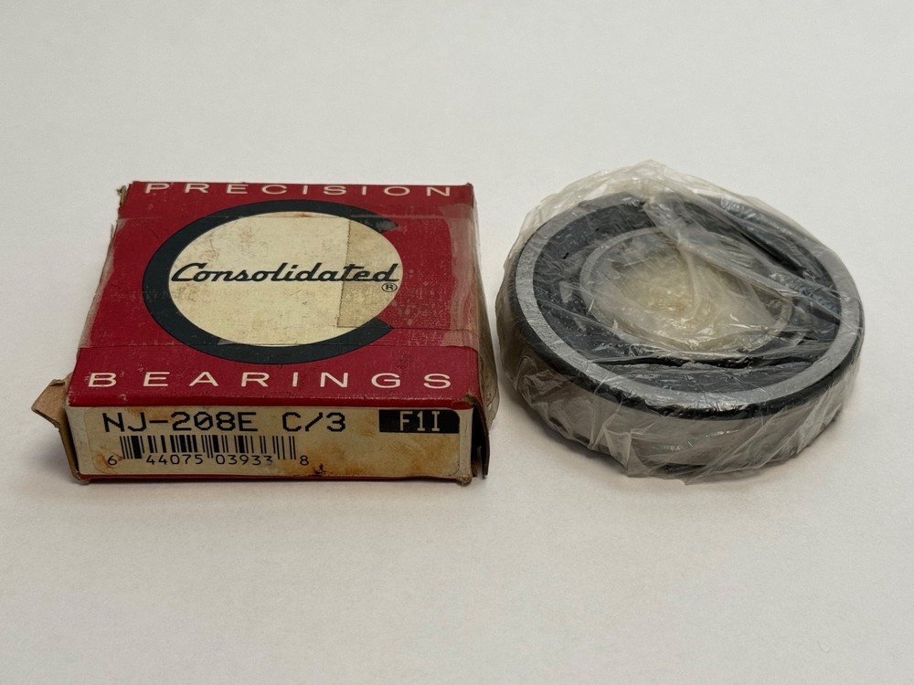 FAG NJ-208E-C3 Cylindrical Roller Bearing NJ208ETVP2 NJ208 E C3 40x80x18 mm