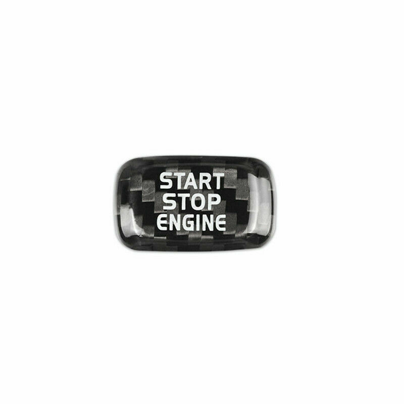 Carbon Fiber Engine Start Button Cover Compatible with Volvo XC60 S60 V60 V40