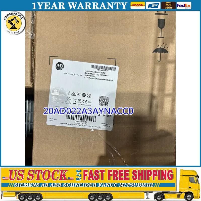 Allen-Bradley 20AD022A3AYNACC0 New AB 20AD022A3AYNACC0 Free Shipping