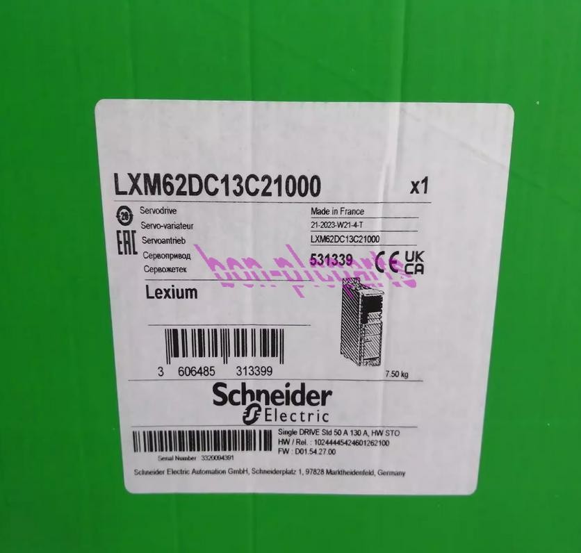 ONE New servo controller LXM62DC13C21000