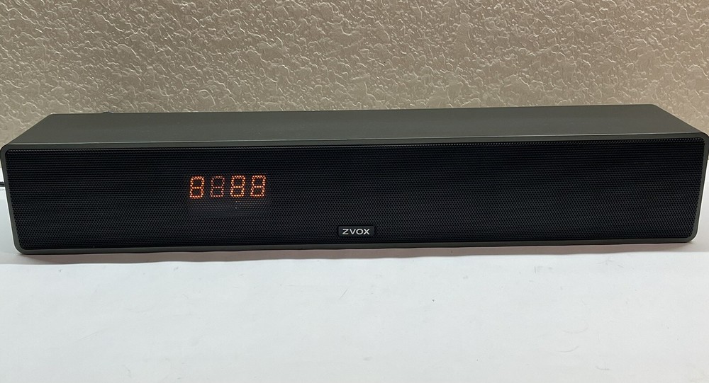 Zvox Accuvoice AV157 TV Speaker Sound Bar NO REMOTE - Turns ON Untested