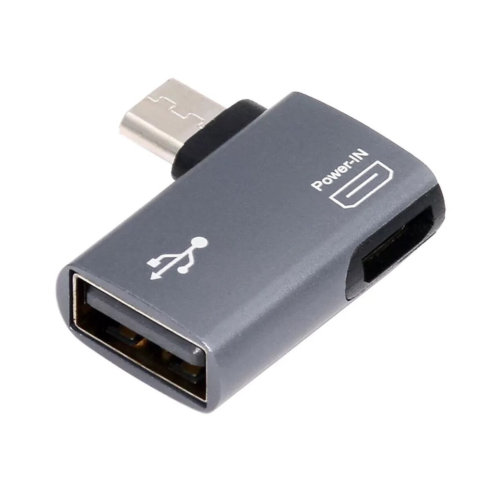 90-Degree Left Right Angle OTG Cable Adapter for Fire TV Stick 4K