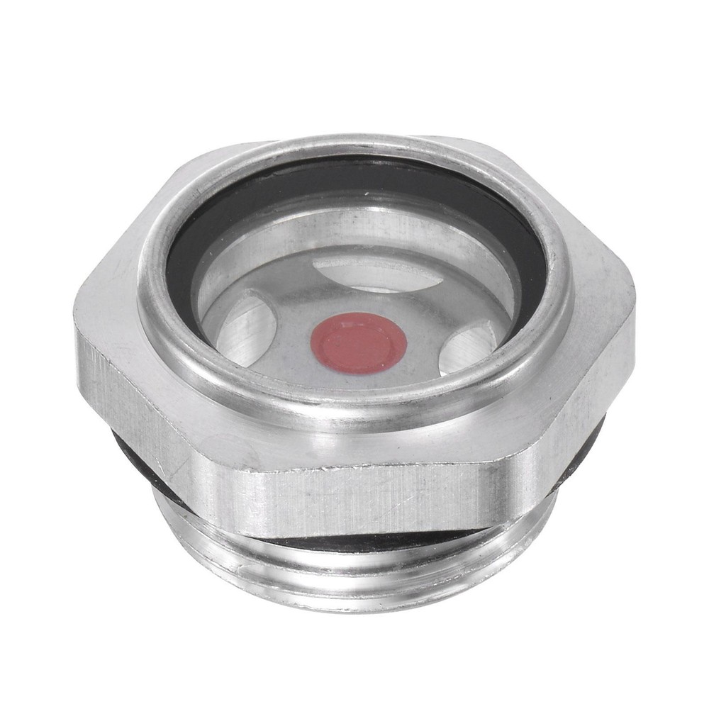 Air Compressor Oil Level Gauge Sight Glass G1 Male Thread 23mm Height