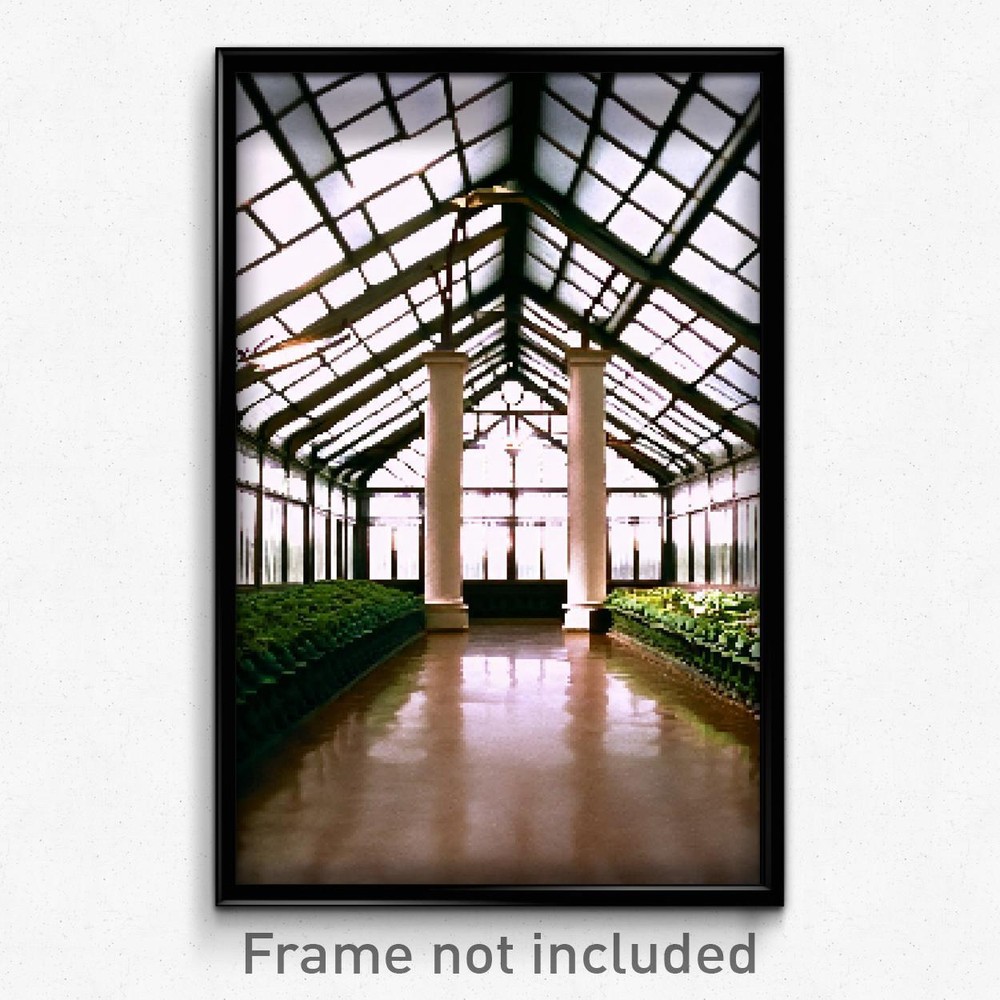 Pixel Art Poster - Spotless Conservatory (8 Bit Psychedelic Video Game Print)