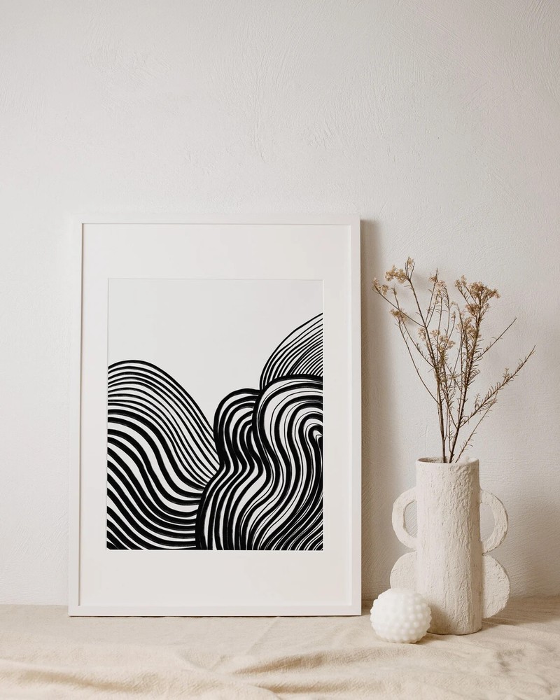 Abstract Watercolor Minimalist Poster Premium Quality Choose your Size