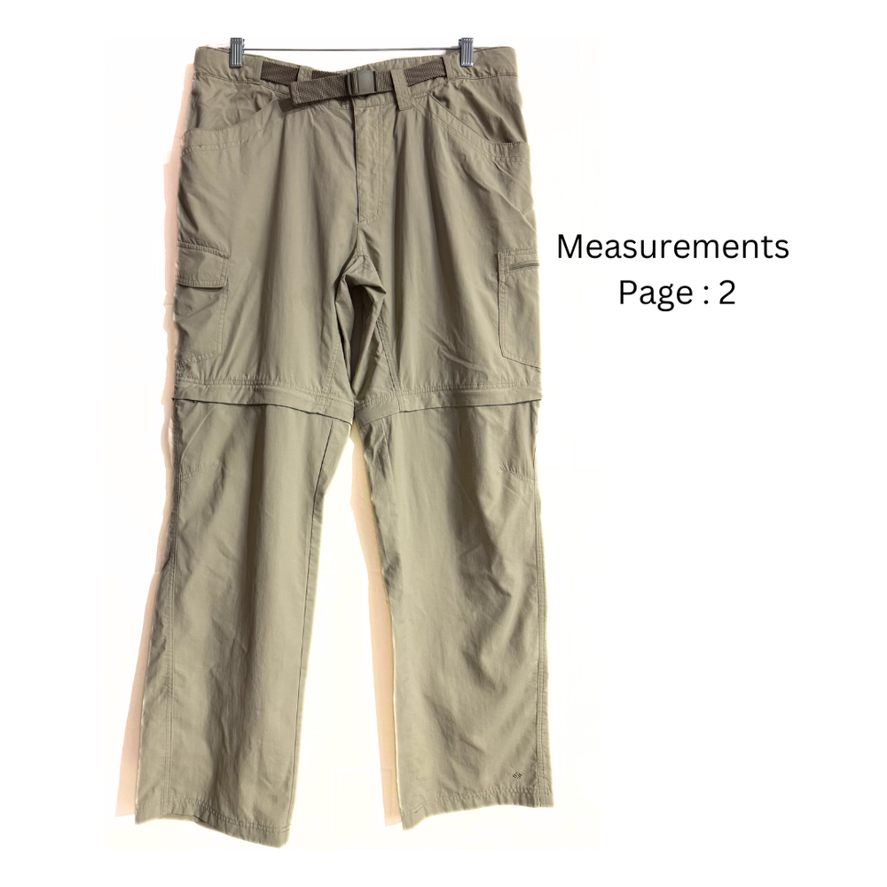 Columbia Silver Ridge Sz: 36x34 Pants / Omni-Wick Convertible Outdoor Utility