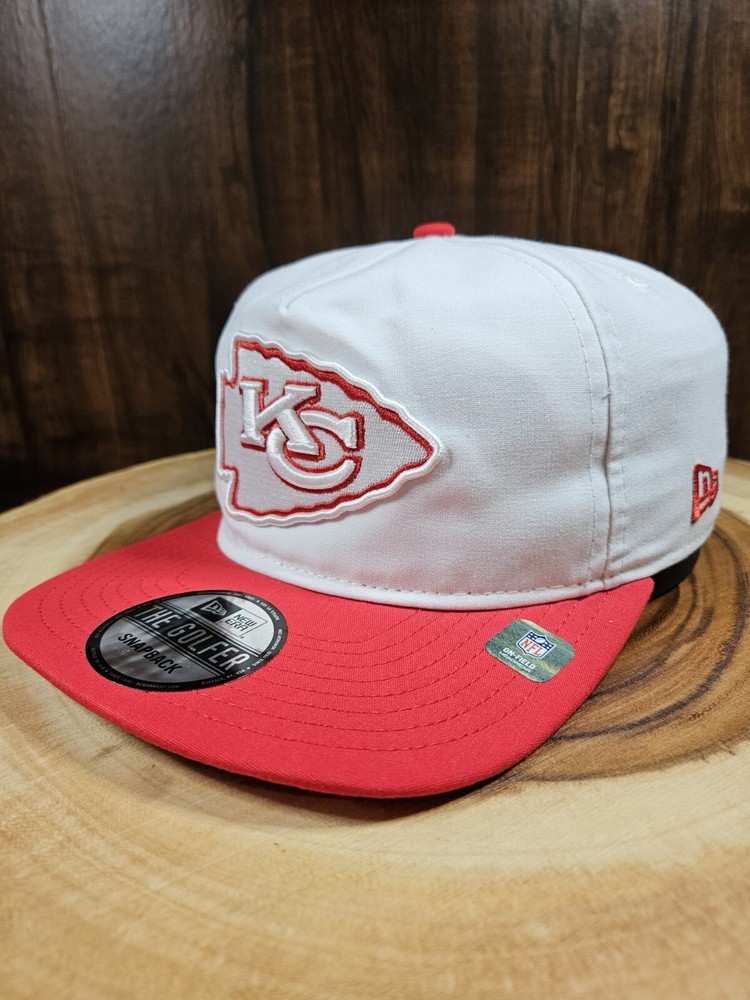 Kansas City Chiefs New Era The Golfer SnapBack Adjustable Hat Cap NFL Football