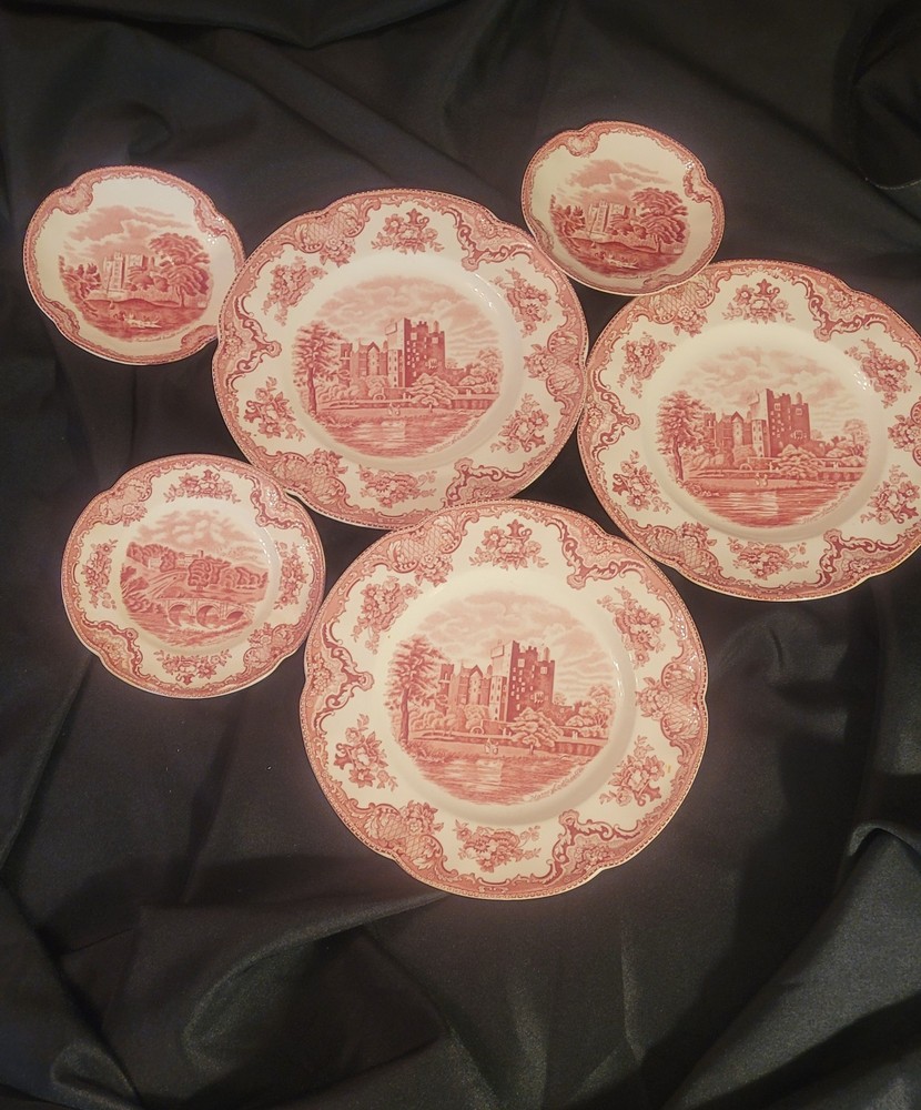 johnson brothers old britain castles pink