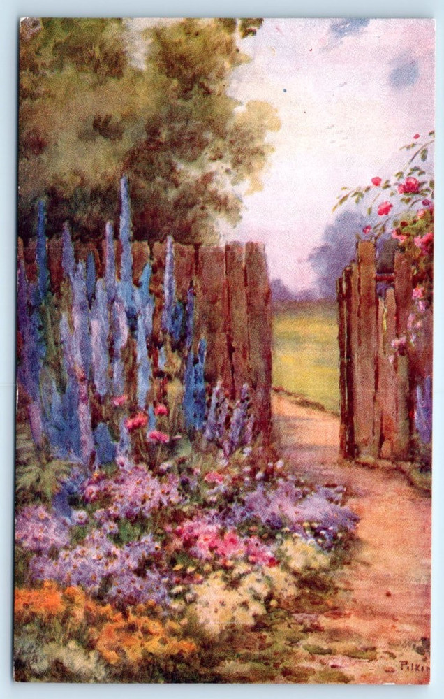 Tuck Oilette - All In A Garden Fair - Flora Pilkington ENGLAND UK Postcard