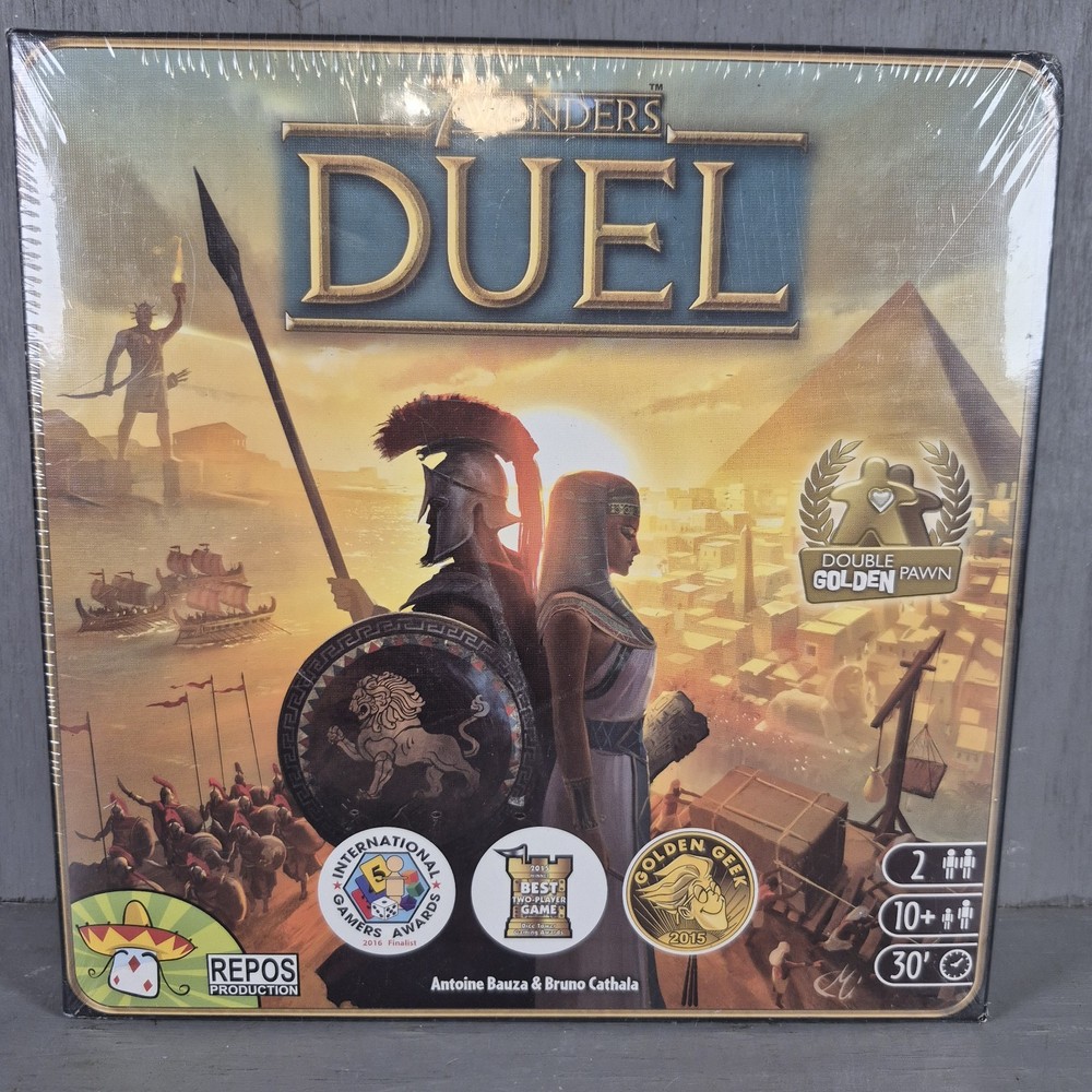 7 Wonders Duel Board Game Repos Production - NEW Sealed