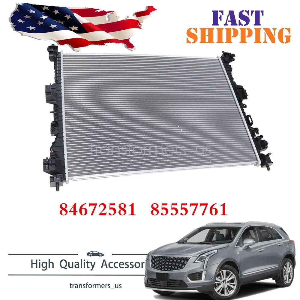 New Radiator for GMC Acadia 2020-22 23 Cadillac XT5 XT6 2.0L 2020-2024