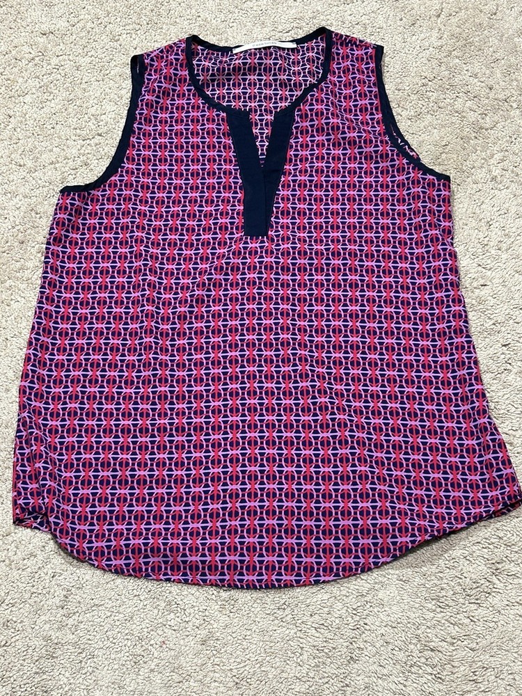 41Hawthorn Womens Shirt Size Small Multicolor Classic Flowy Dressy Comfort