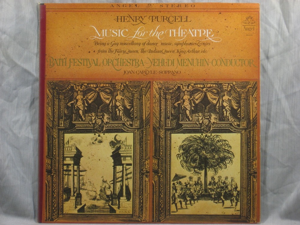 Purcell - Music for the Theatre - Bath Festival Orchestra, Menuhin - Angel 36332