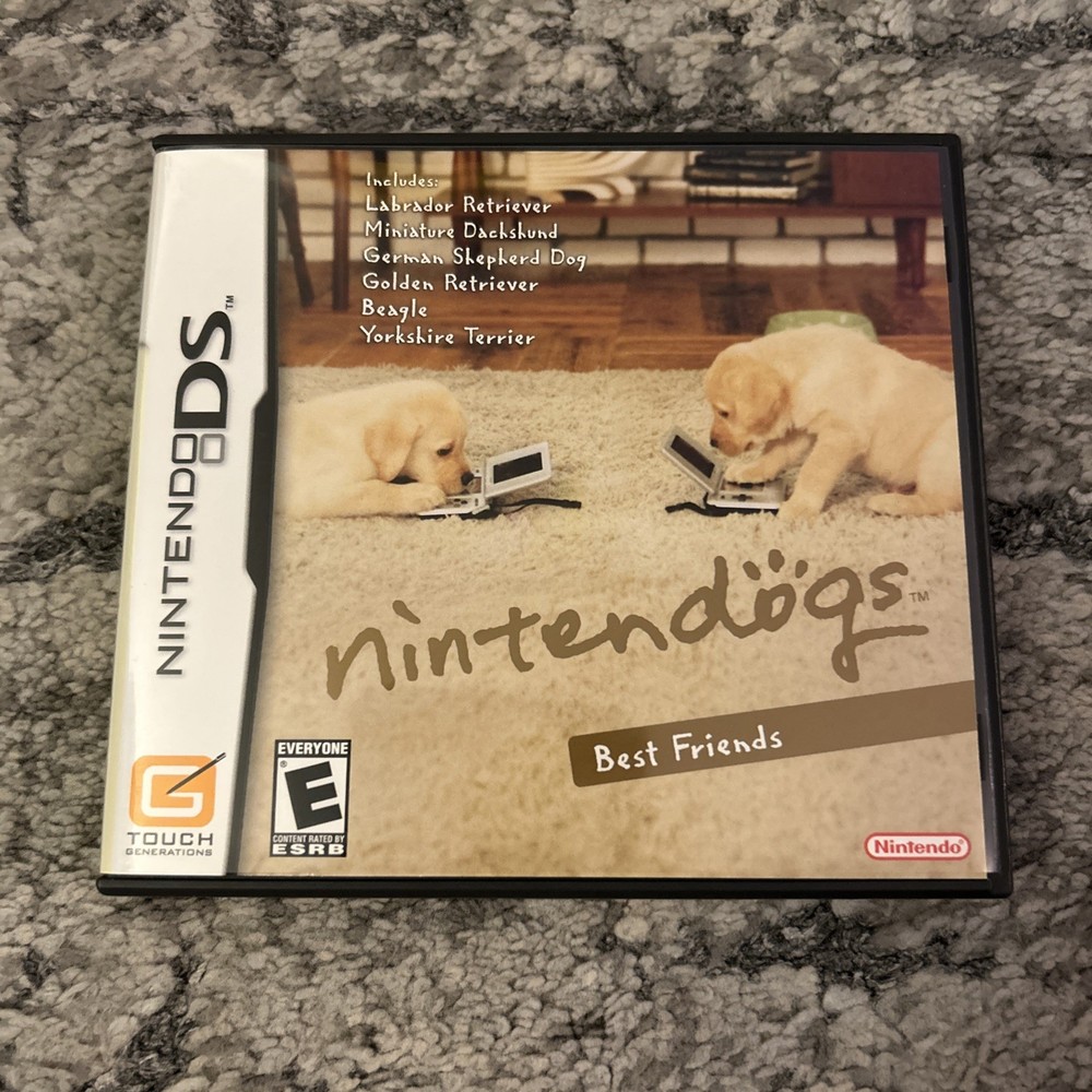 Nintendogs Best Friends (Nintendo DS, 2007) Complete w/ Instruction Booklet