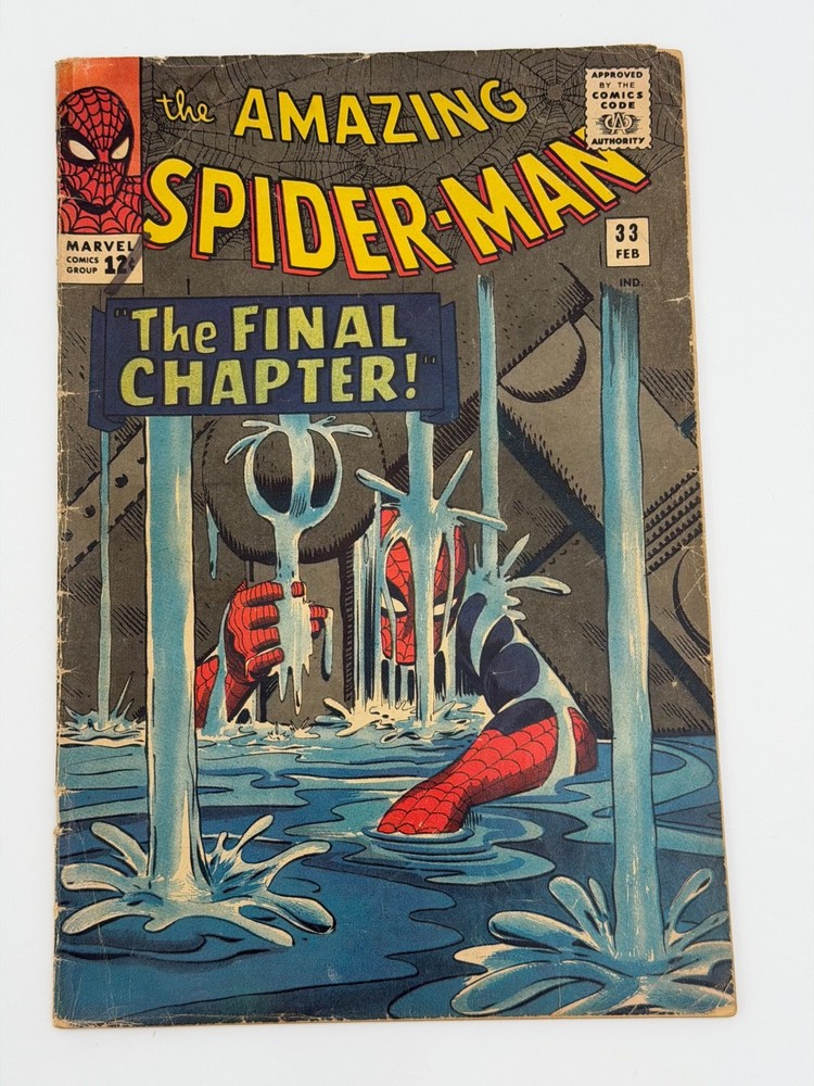 Amazing Spider-Man #33 (1966, Marvel) Classic Ditko Cover - “The Final Chapter”