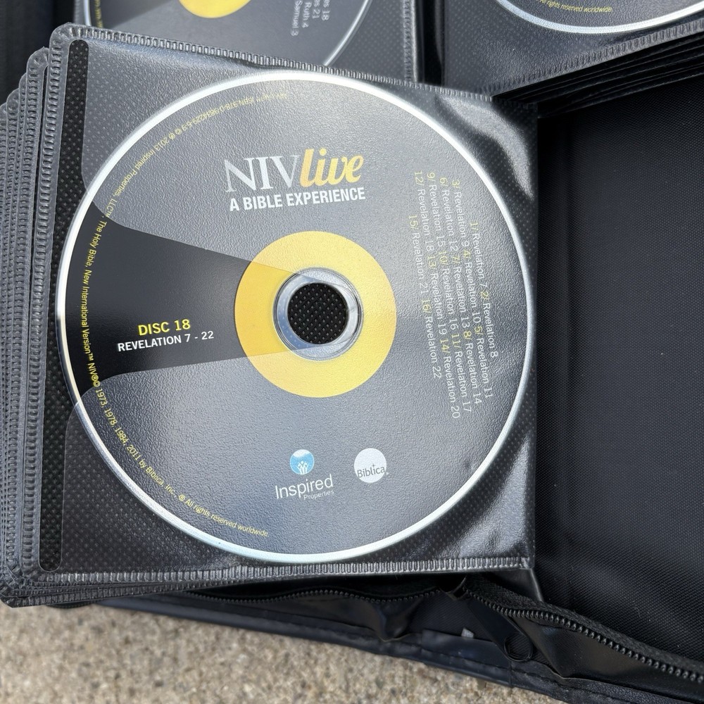 NIV Live A Bible Audio Experience Box Set CDs Full Set Narrated Bible Christian