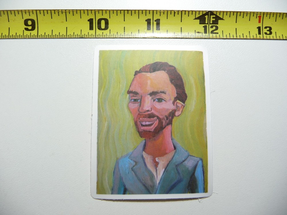 Vincent Van Gogh Happy Portrait Decal Sticker Classic Art Painter